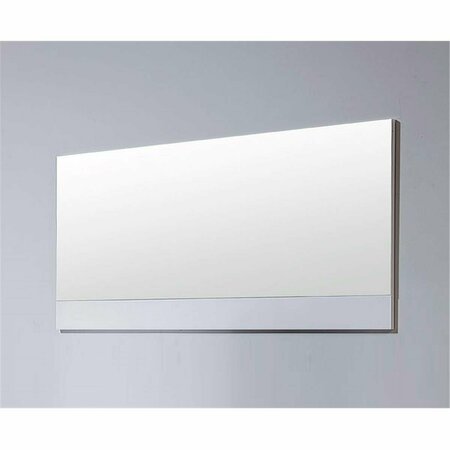 GFANCY FIXTURES Modern Bedroom Mirror - White GF2456701